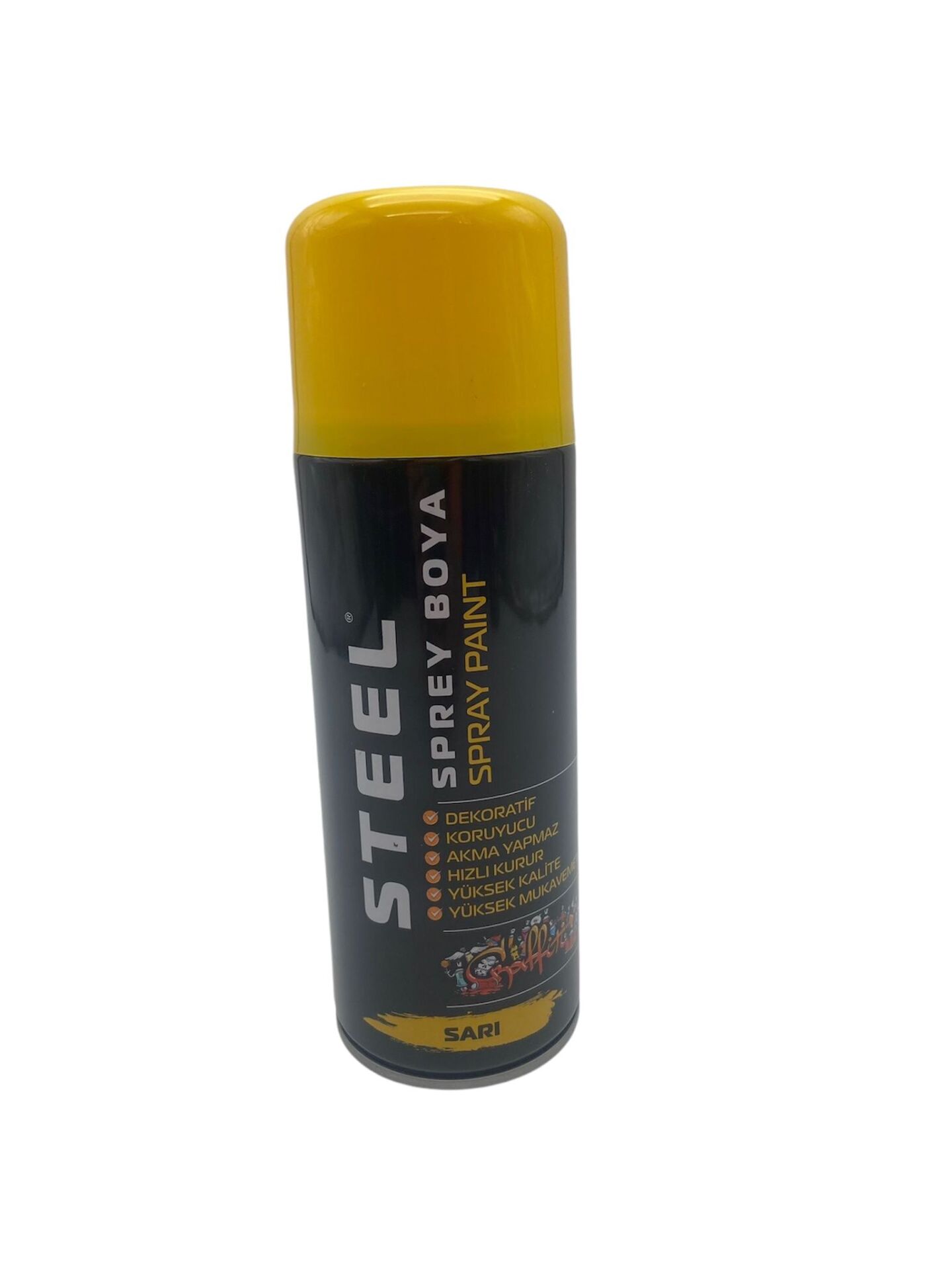 Steel Sprey Boya  400 Ml Sarı