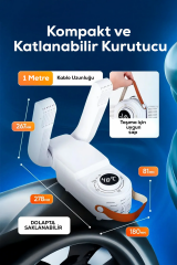 Dempower Ayakkabı Kurutma Koku Giderme Makinesi Beyaz
