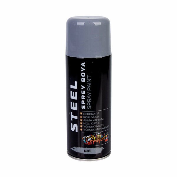 Steel Sprey Boya  400 Ml Gri