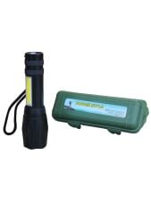 Sdr-V12  Şarjlı El Feneri Plastik Siyah