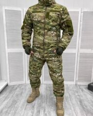 Kamuflaj Desen Kampçı Dağcı Avcı Pantolon Ceket Takımı