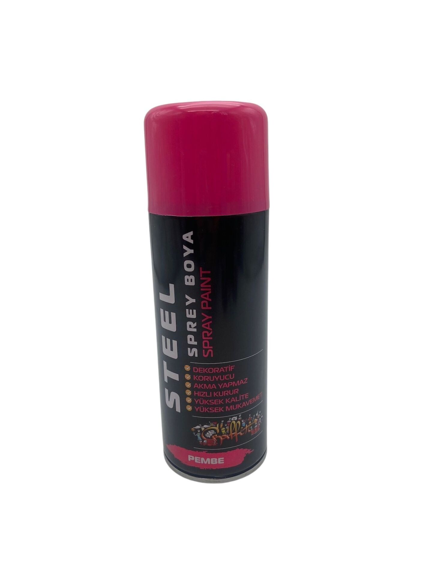 Steel Sprey Boya  400 Ml Pembe