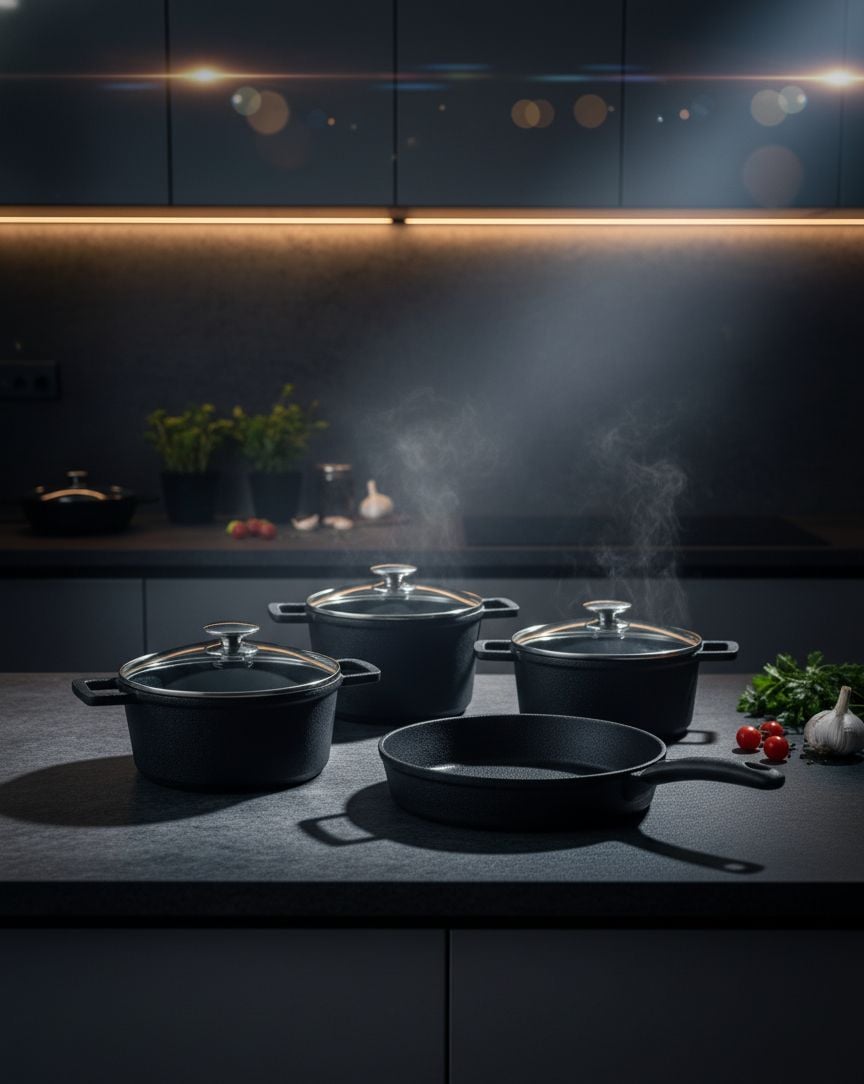 Rones Kallavi 7 Parça Tencere Seti