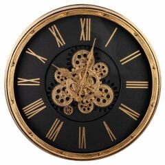 MyLife Duvar Saati Çarklı 50 Cm Rose Gold