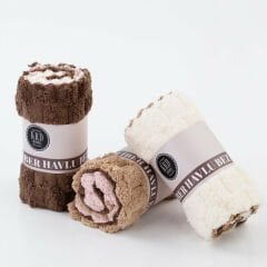 Krd Home Havlu Bez Mikrofiber 3 Lü Karışık Renkli