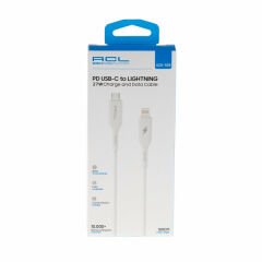 Acl Şarj Kablo Usb Type-C - Lightning 27 W 1 Mt Ack-108 Beyaz