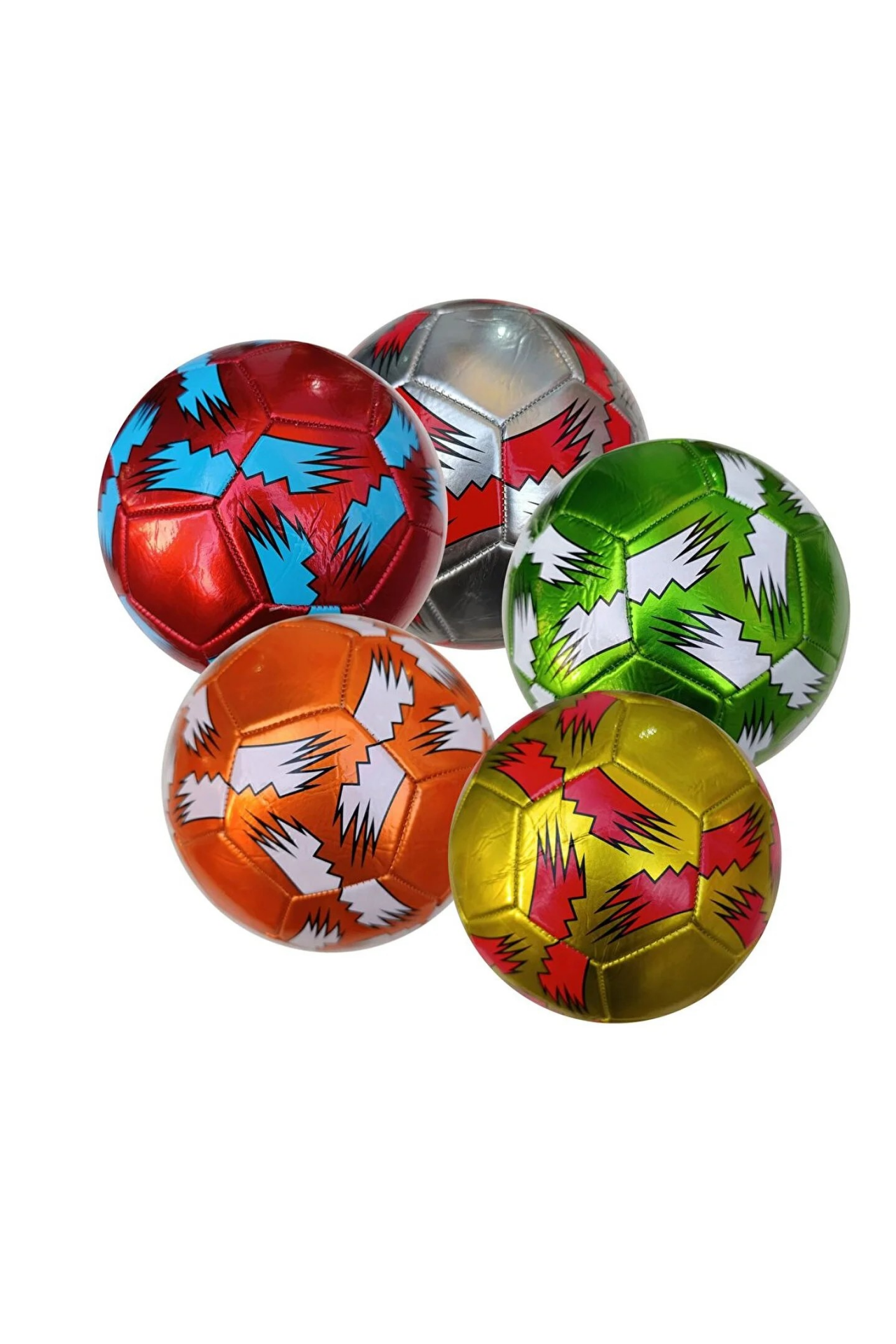 Can Sport Futbol Topu Dikişli Parlak Sx-508 BSF-888 Kırmızı