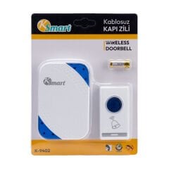 Ksmart Kapı Zili Kablosuz Wıreless Beyaz