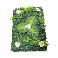 Manolya Yapay Çiçek Duvar Kaplama Panel 40 X 60 Cm Krem