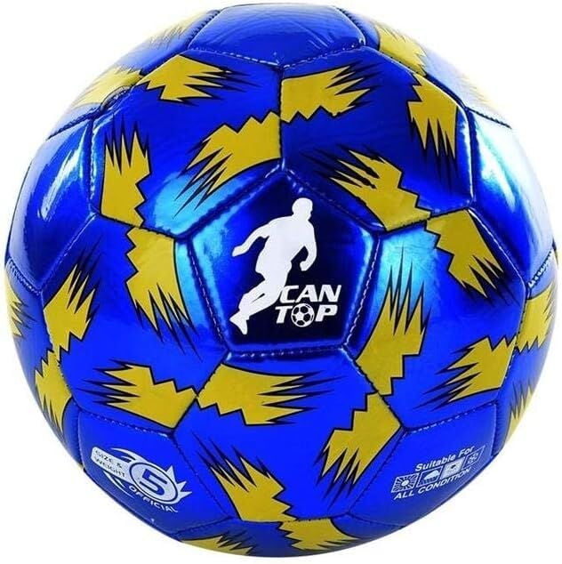 Can Sport Futbol Topu Dikişli Parlak Sx-508 BSF-888 Mavi