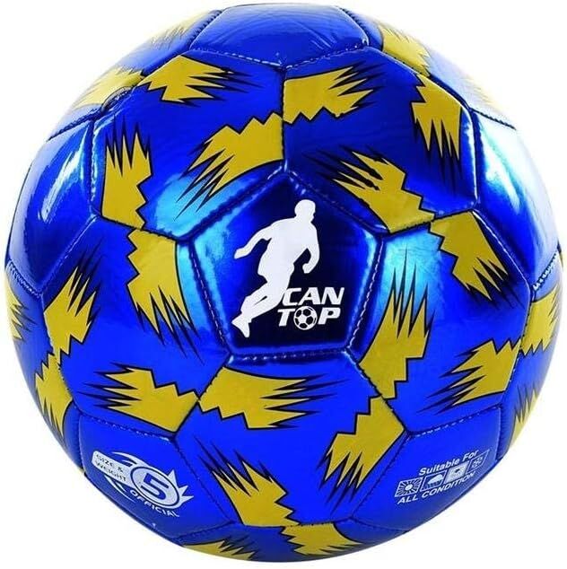 Can Sport Futbol Topu Dikişli Parlak Sx-508 BSF-888 Mavi