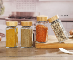 Mien 7119008 12 Li Cam Baharat Seti 16 Etiket Hediyeli