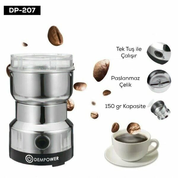 Nima Mini Öğütücü ve Doğrayıcı Elektrikli 4 Bıçaklı