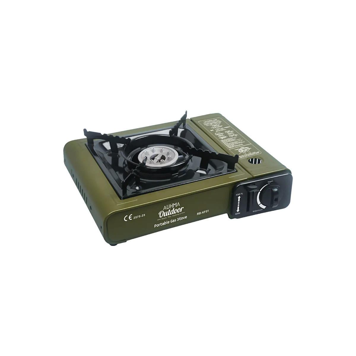 Auhma Kamp Ocağı Tekli Portable Haki