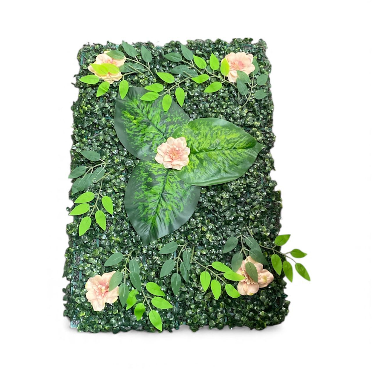 Manolya Yapay Çiçek Duvar Kaplama Panel 40 X 60 Cm Pudra