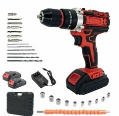 Hawdi İtaly Matkap Darbeli Şarjlı Çelik Mandren Bx8014