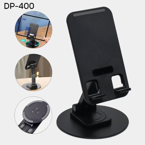 Dempower Dp-400 Katlanabilir Masaüstü Tablet Ve Telefon Tutucu Stand Siyah