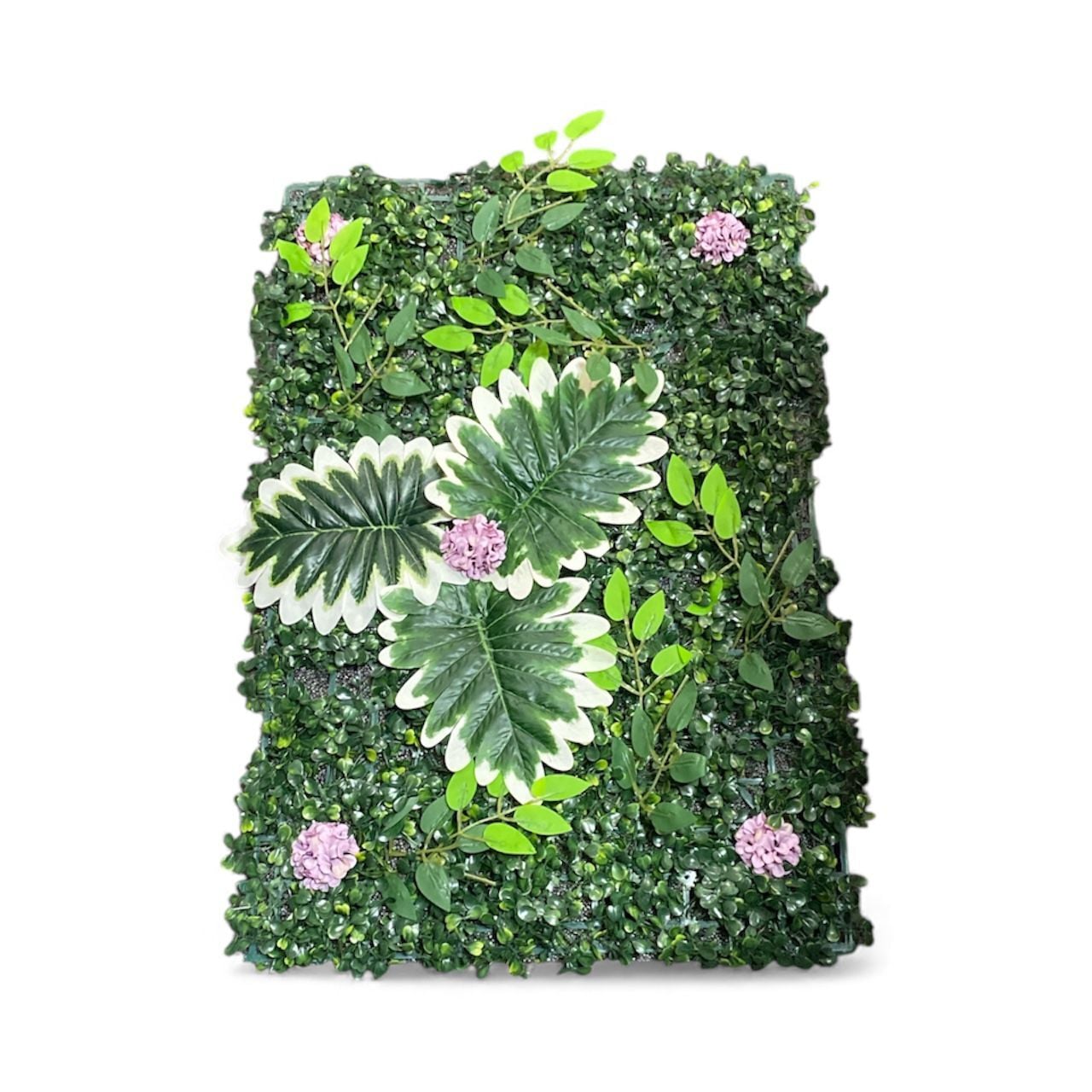 Ortanca Yapay Çiçek Duvar Kaplama Panel 40 X 60 Cm Lila