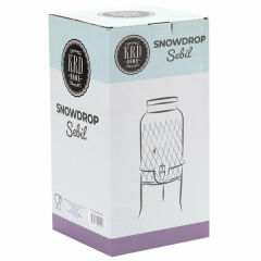 Krd Home Cam Sebil Snowdrop Küçük 5.5 Lt Şeffaf