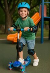 Beren Runner 3 Tekerli  Işıklı Çocuk Scooter