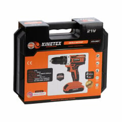 Kinetex Matkap Şarjlı 2 Batarya 1300mah KTX-3457 Turuncu
