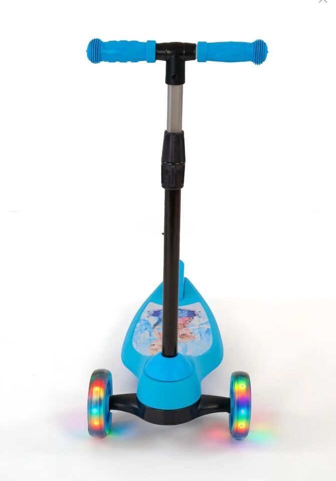 Beren Runner 3 Tekerli  Işıklı Çocuk Scooter Mavi