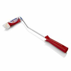 Kaptan Boya Fırçası Parmak Rulo 10 Cm Saten Saplı Kırmızı