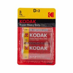 Kodak Pil Büyük Boy Çinko Karbon 2 Li