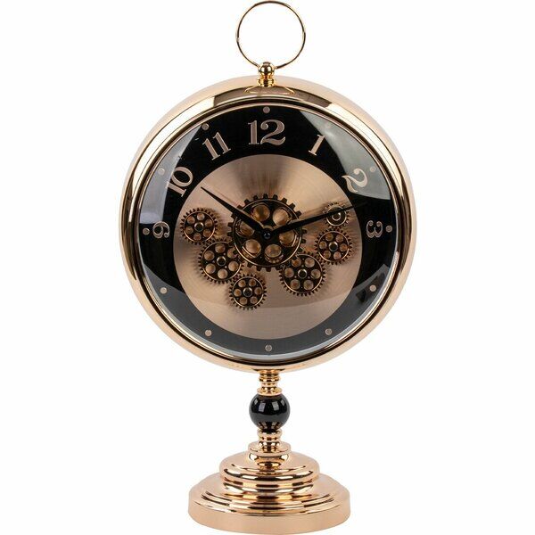 Krd Home Masaüstü Saat Çarklı Rose Gold