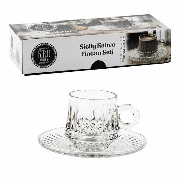 Krd Home Fincan Takımı Kahve 12 Parça Sicily