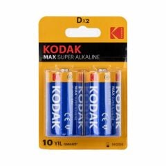 Kodak Pil Büyük Alkalin Max Süper 2 Li