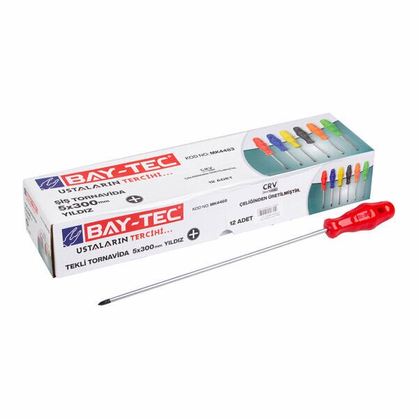 Baytec Şiş Tornavida Yıldız 5X300mm