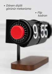 Auhma Adm3 Retro Flip Zamanlayıcılı Dekoratif Masa Saati