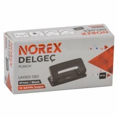 Norex Metal Delgeç 10 Sayfa Siyah