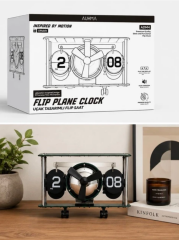Auhma Adm4 Retro Flip Zamanlayıcılı Dekoratif Masa Saati Uçak Tasarımlı