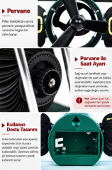 Auhma Adm4 Retro Flip Zamanlayıcılı Dekoratif Masa Saati Uçak Tasarımlı
