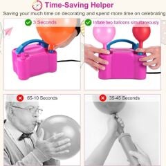 Elektrikli Balon Pompası Pembe