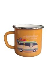 Orcamp Out-1900 Kamp Retro Emaye Bardak Adventure İs Out There Model 330 Cc