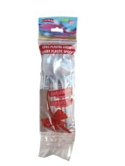 Pratikon Plastik Kaşık 10 Lu Şeffaf