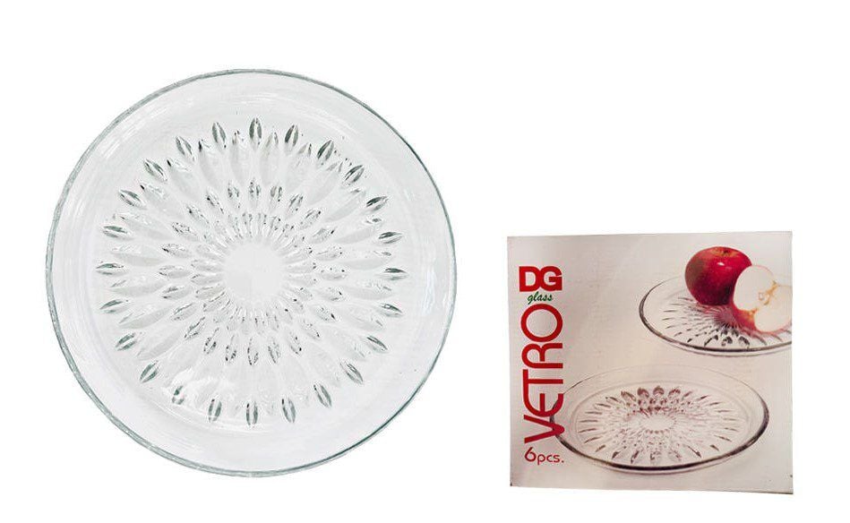 Kaveh Vetro Pasta Tabağı 6 Adet 19 Cm