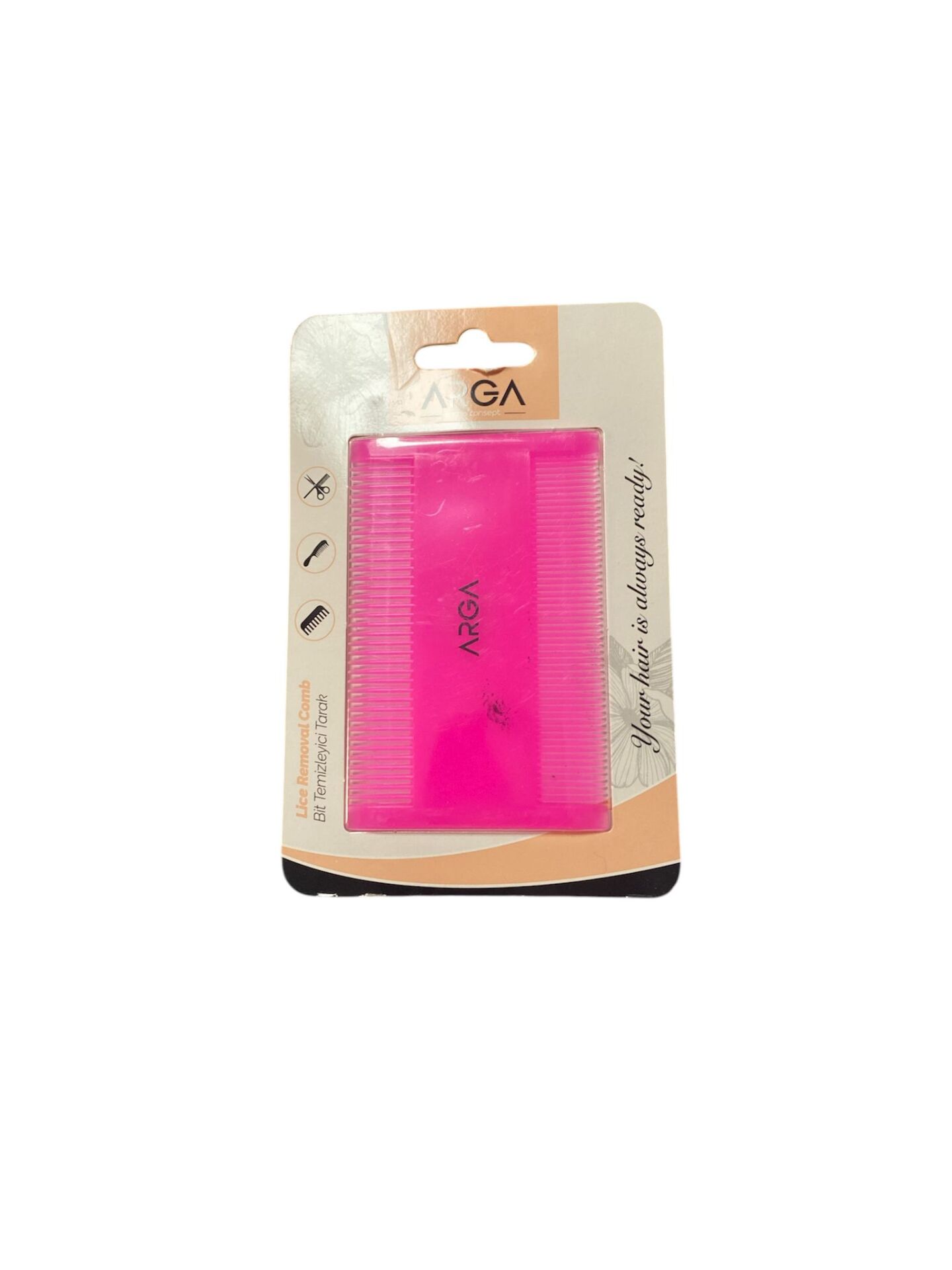 Arga Tarak Saç Plastik Sevenstar Fuşya