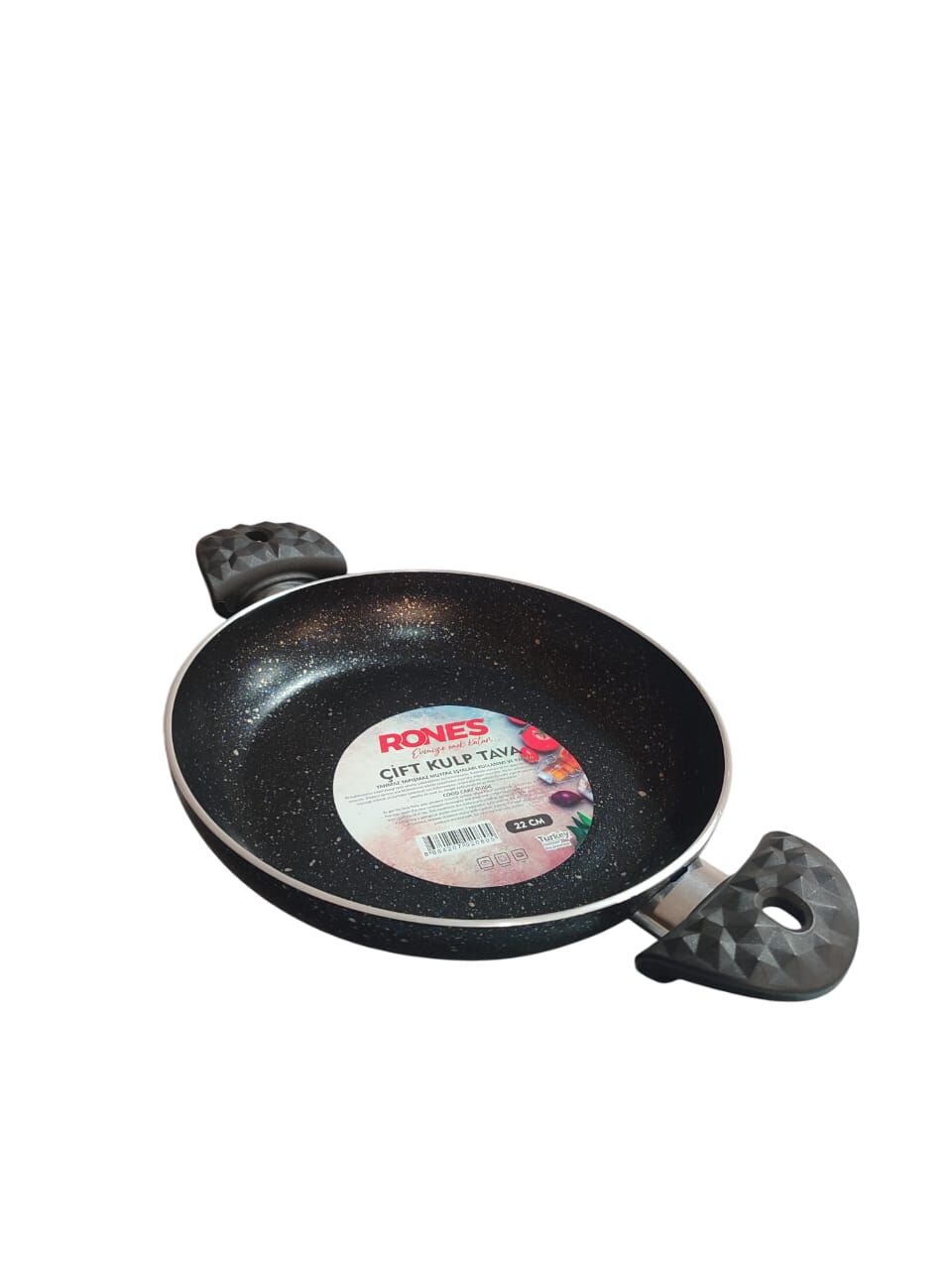 Rones Granit Sahan 22 Cm Siyah