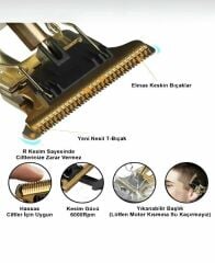 Kampanya 1 Al 1 Bedava Bluemax Saç Sakal  Traş Makinesi İskelet