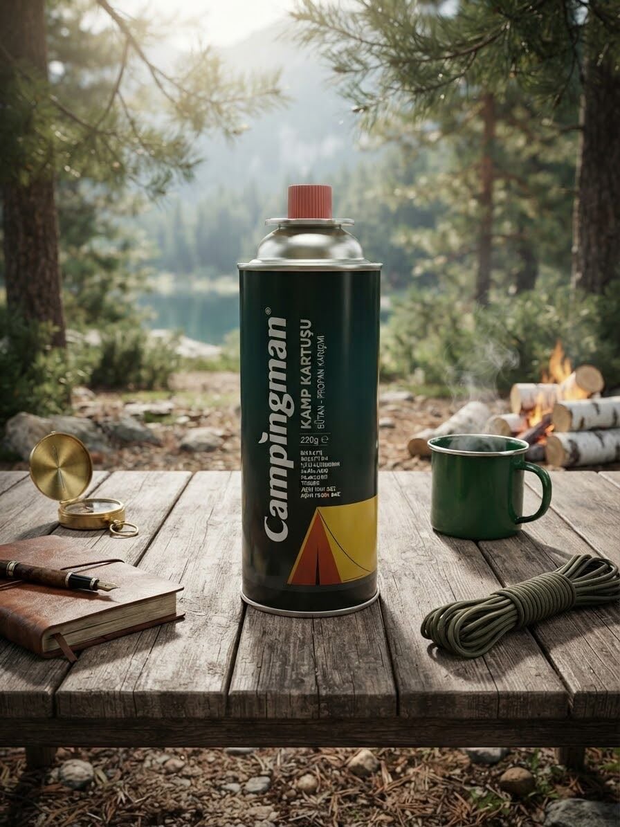 Campingman Kamp Gaz Kartuş 220 Gr