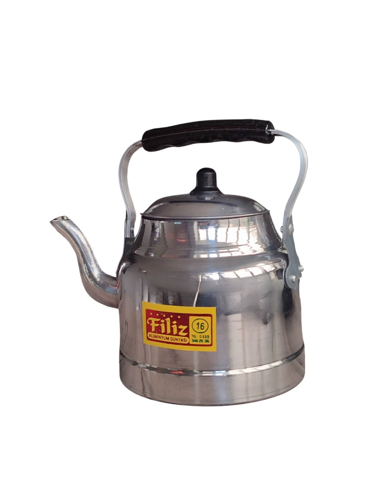 Filiz 16 No Üstten Kulplu Aliminyum Çaydanlık
