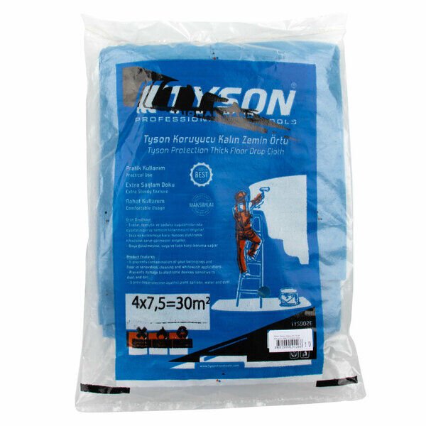 Tyson Zemin Örtüsü 4X7,5 mt Koruyucu 30M2