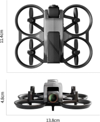 Blic A40 Mini Drone Çift Bataryalı Wi-Fi Kameralı 150 M Menzilli Siyah