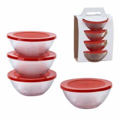 Sigma Saklama Kabı Cam 300Cc Kapaklı Lura