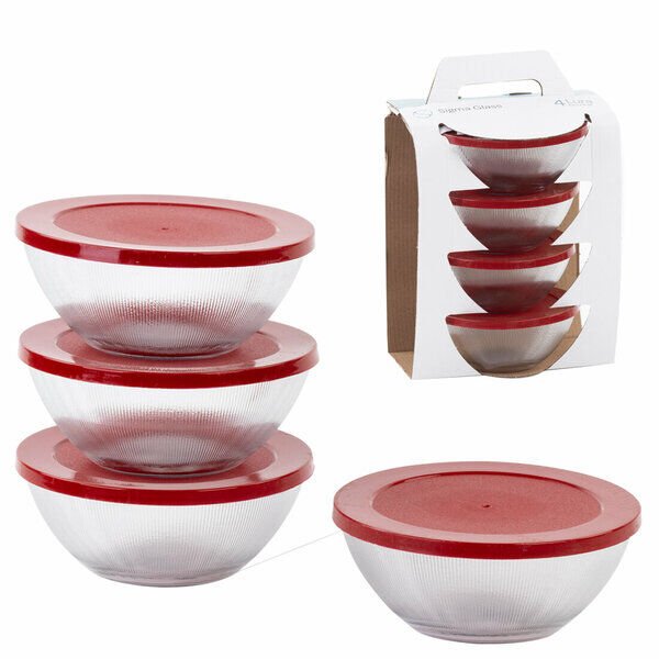 Sigma Saklama Kabı Cam 300Cc Kapaklı Lura