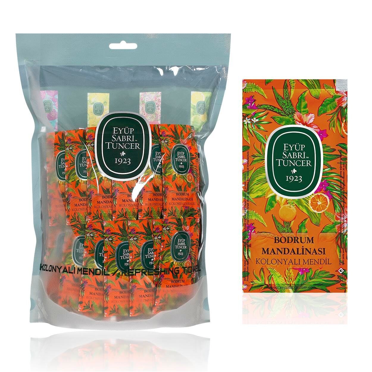 Eyüp Sabri Tuncer Kolonyalı Mendil Bodrum Mandalinası 150 Adet